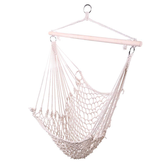 Hammock Chair Hanging Cotton Rope-Knocbel