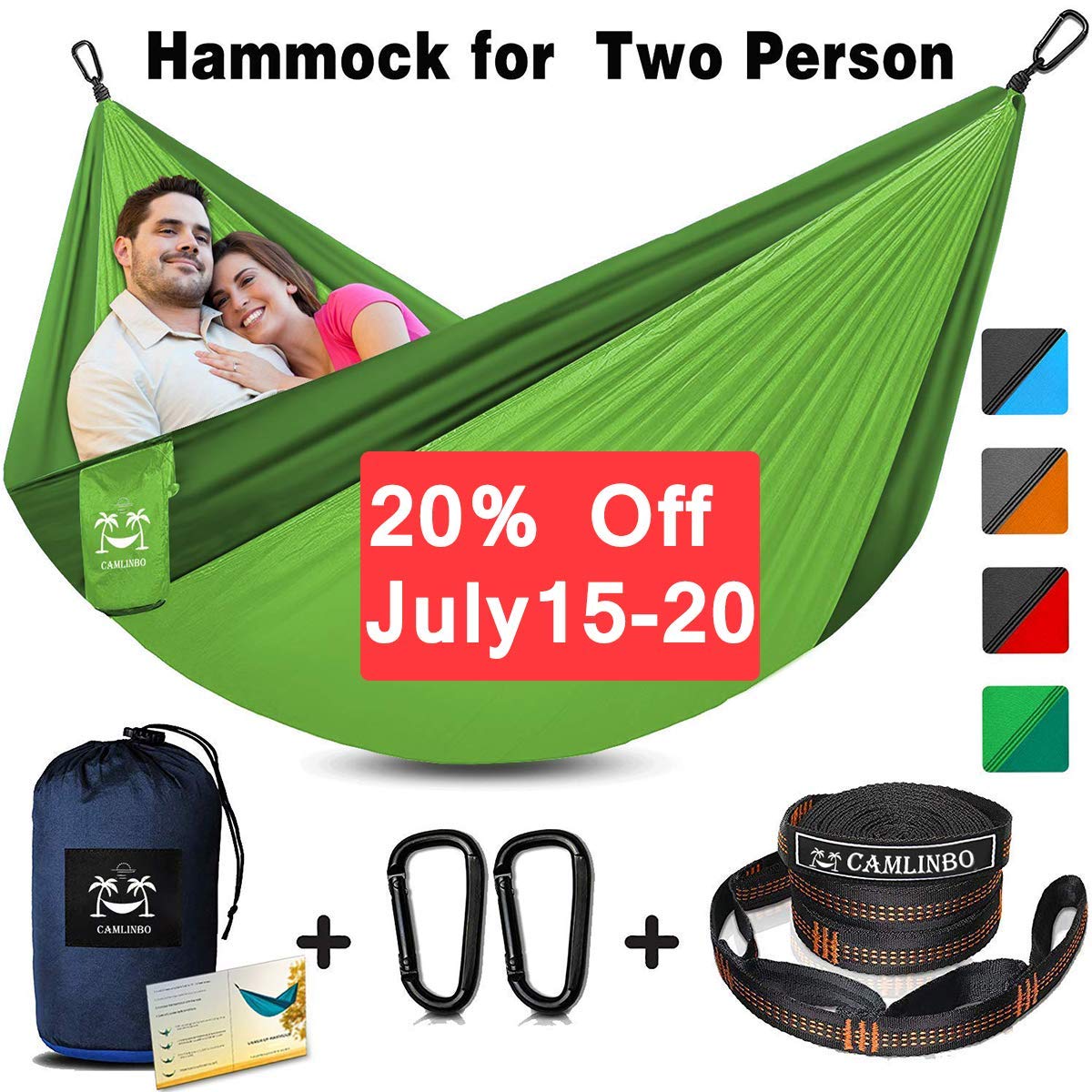 Camping Hammock Double - Camlinbo