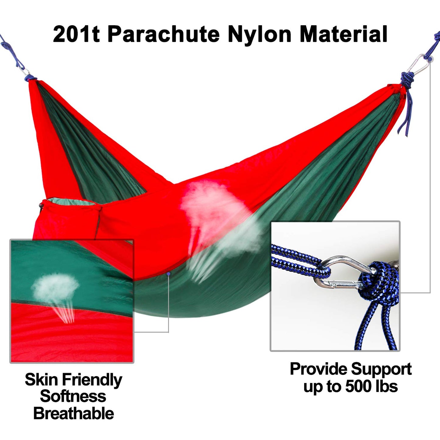 Parachute Camping Hammock - Nieoqar