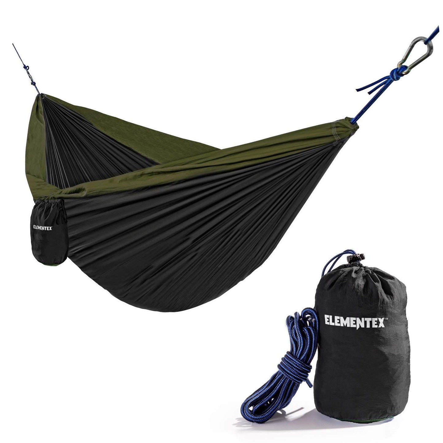 Parachute Nylon Travel Camping Hammock - ELEMENTEX