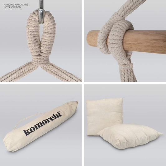 Swing Hammock Chair Hanging Rope - Komorebi