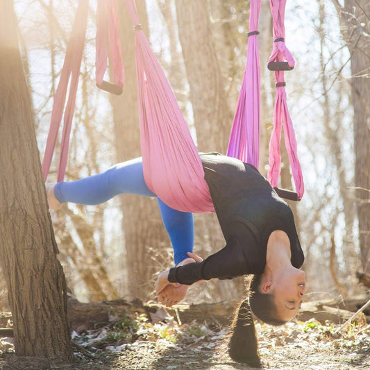 KAIDEE Yoga Swing Hammock and Yoga Wheel