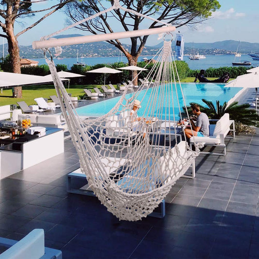 Cotton Hanging Rope Net Chair Hammock - Pannow