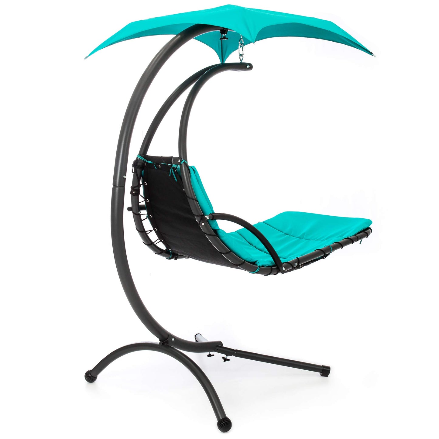 Hanging Curved Chaise Lounge Chair - Best Choice Products