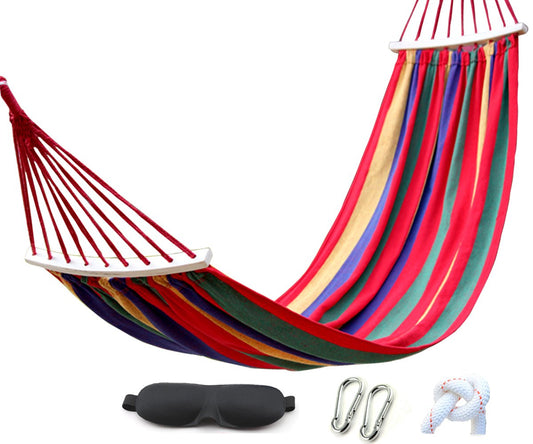 Cotton Fabric Canvas Hammock - HappyGo