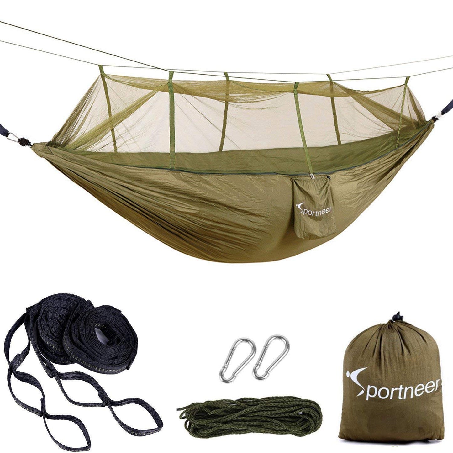Camping Hammock with Mosquito Net - Sportneer