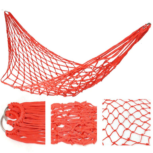 Outdoor Nylon Rope Mesh Camping Hammock - SuperGao