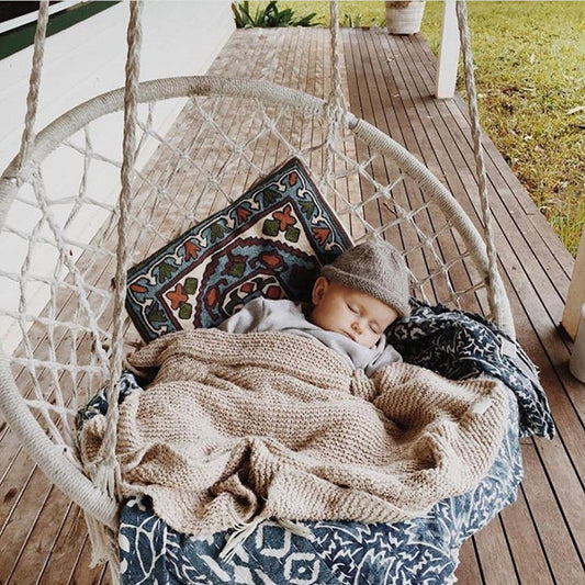 Hanging Macrame Hammock Swing Chair - CCTRO