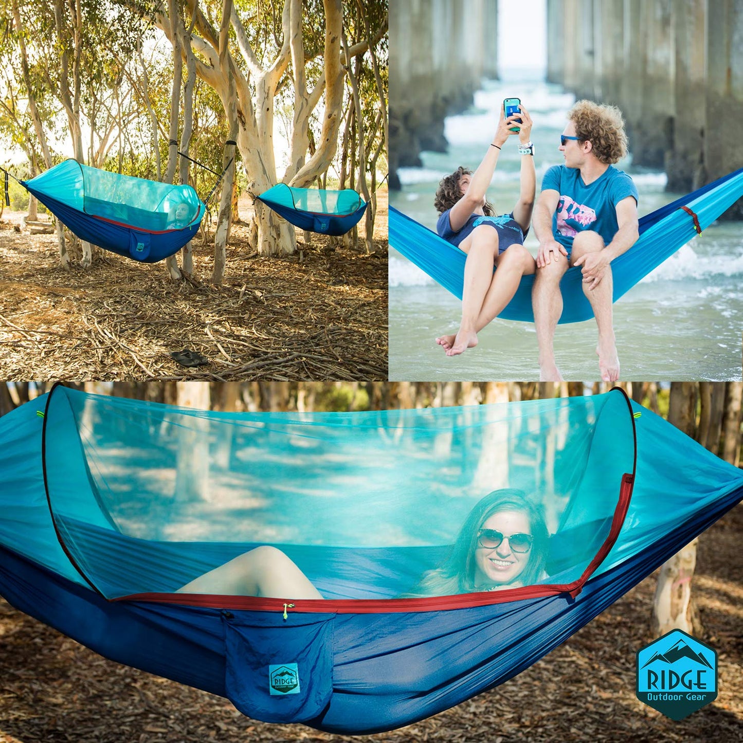 Camping Hammock with Mosquito Net - Ridge Outdoor Gear