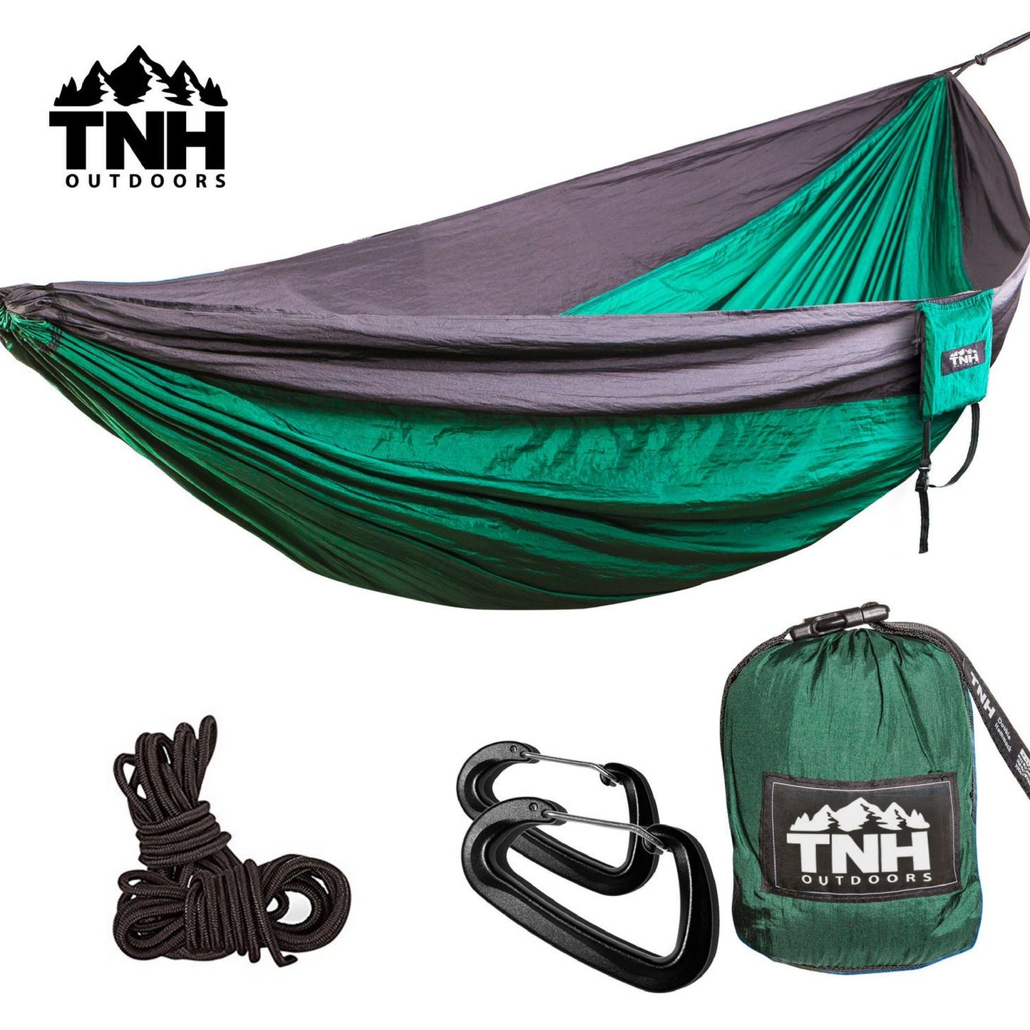 Double & Single Lightweight Parachute Camping Hammock - TNH Outdoors