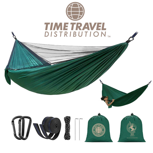 Camping Hammock with Mosquito Net - Time Travel Distribution