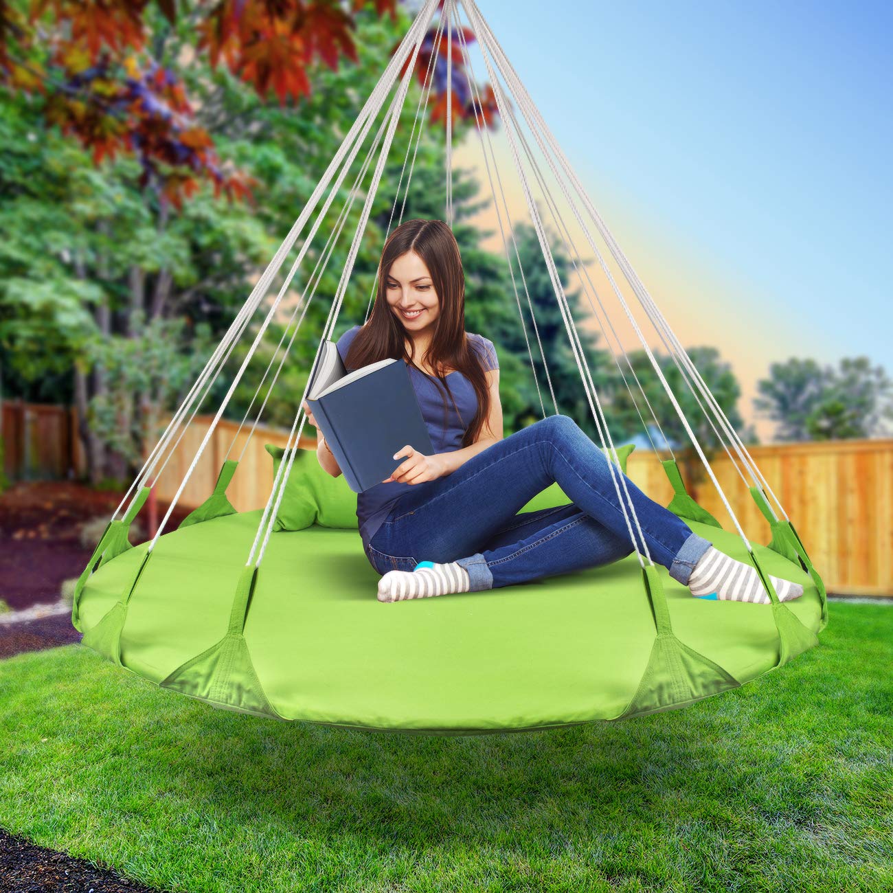 Hanging Swing Nest with Pillow - Sorbus