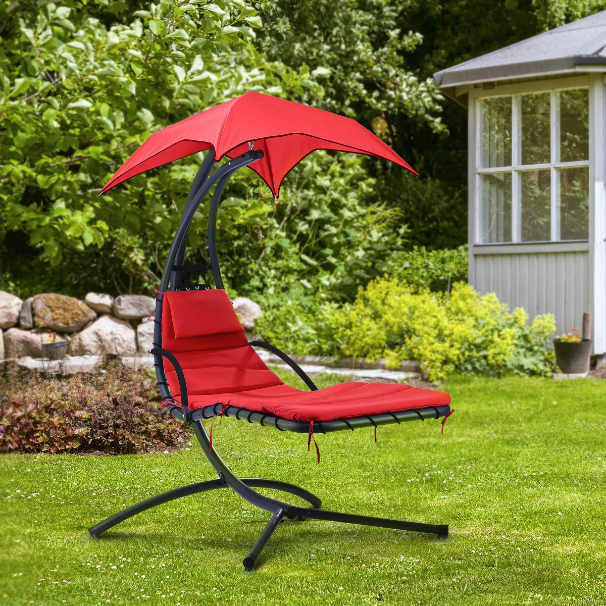 Chaise Lounge Chair with Arc Stand - Finether