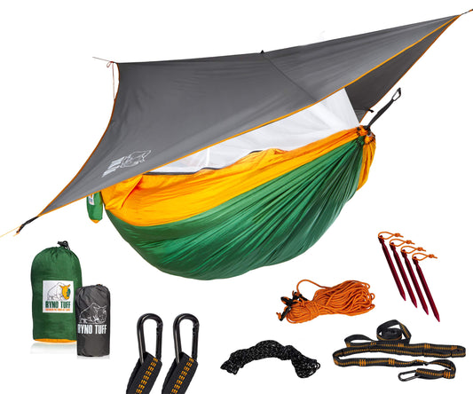 Camping Hammock with Mosquito Net - Ryno Tuff
