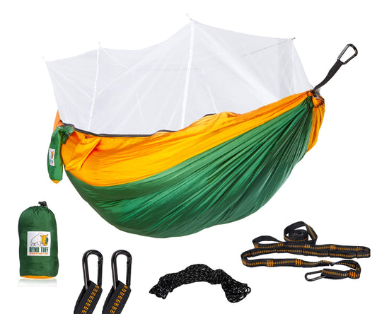 Camping Hammock with Mosquito Net - Ryno Tuff