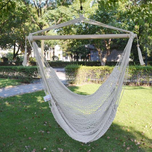 Cotton Rope Hammock Chair - BenefitUSA