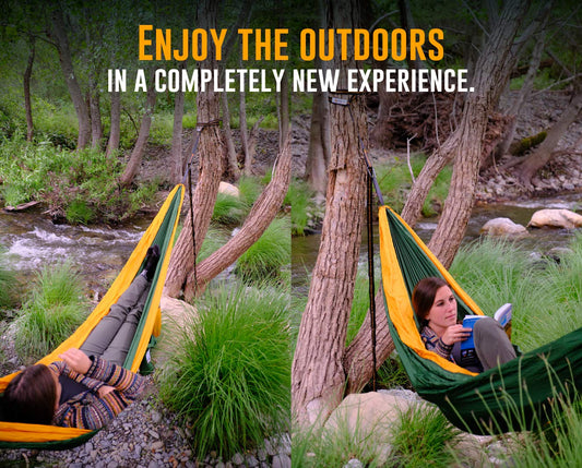 Camping Hammock with Mosquito Net - Ryno Tuff