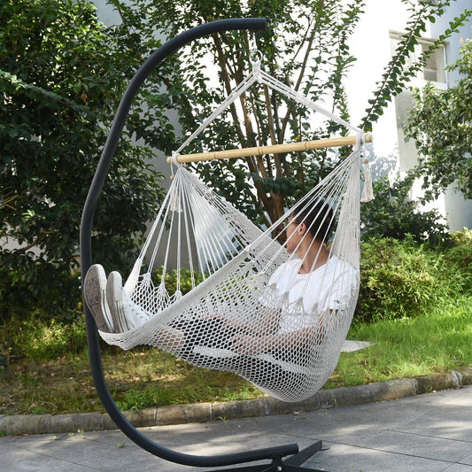 Red Hammock Net Chair Swing - CCTRO
