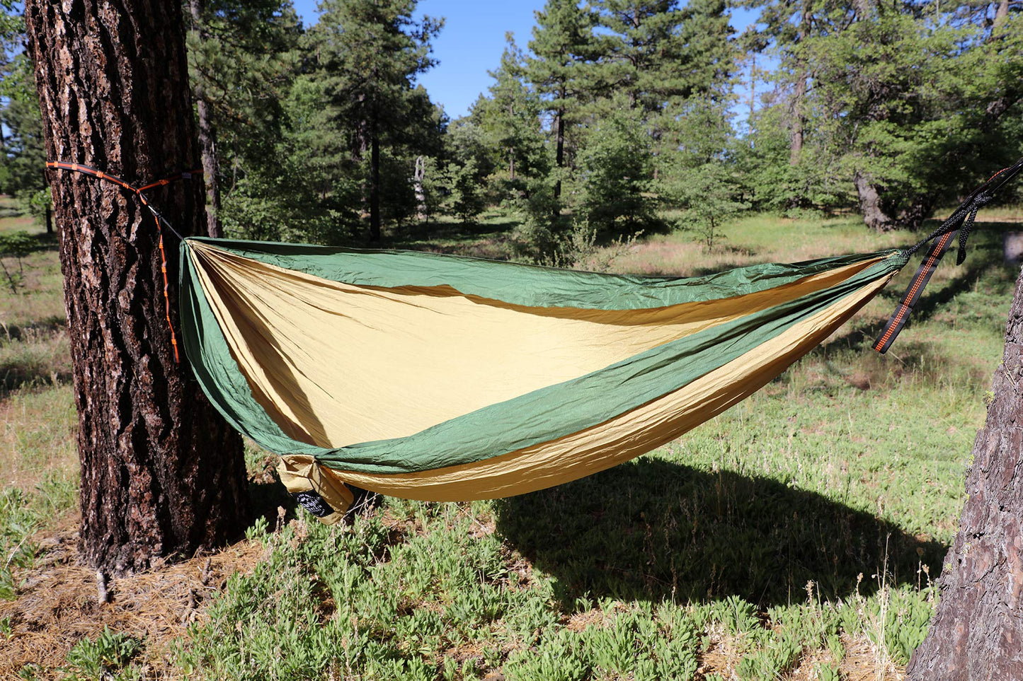 Parachute Nylon Hammock with Tree Straps - Starlight Mountain Outfitters