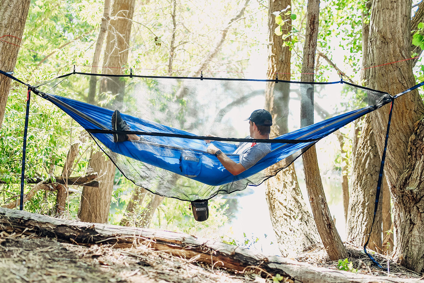 Exclusive Polyester Hammock Bug Net - Bear Butt