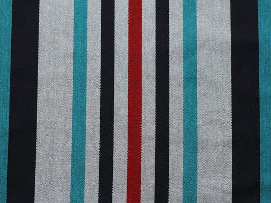 Red, White and Blue Striped Brazilian Hammock with Steel Stand - The Hamptons Collection
