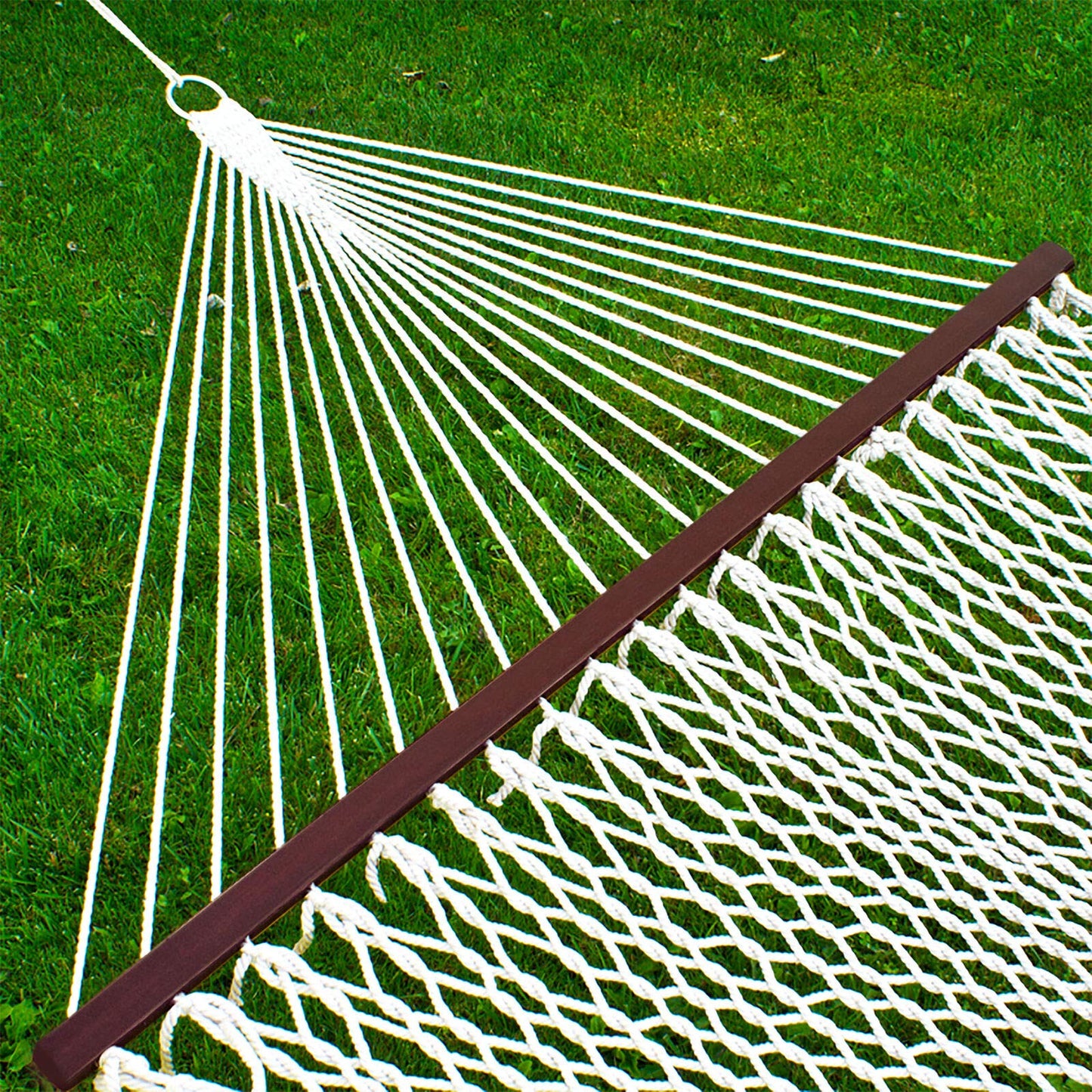 Cotton Rope Double Hammock with Carrying Case & Spreader Bars - Miracle9