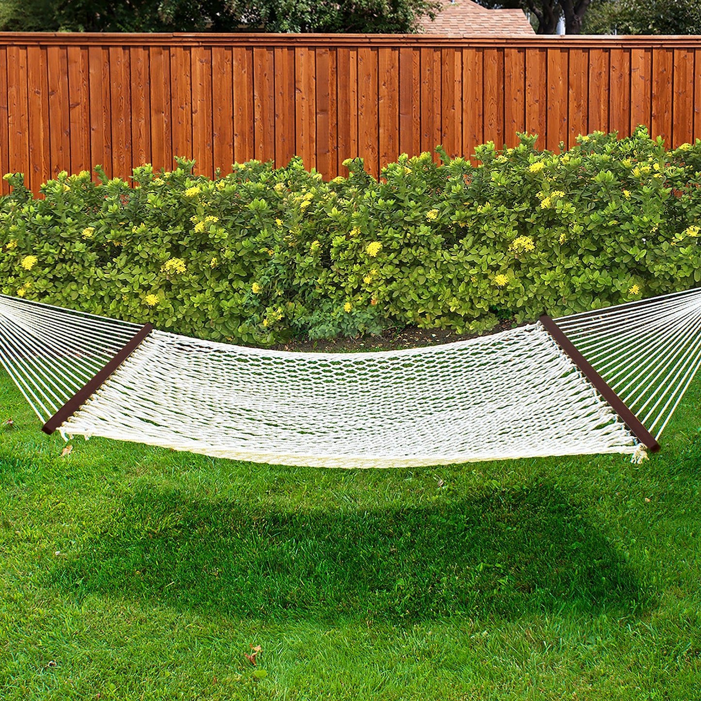 For 2-Person Woven Rope Hammock - Best Choice Products