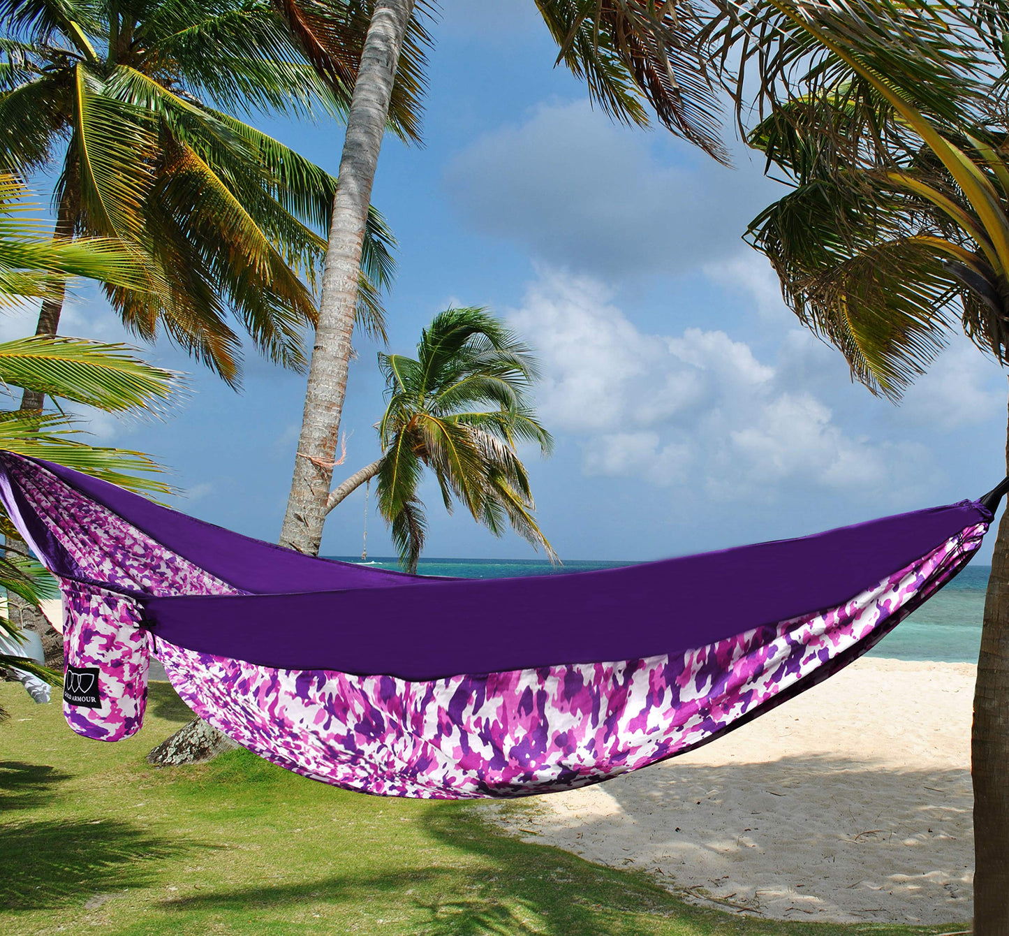 Camping Hammock (Purple Camouflage) - Gold Armour