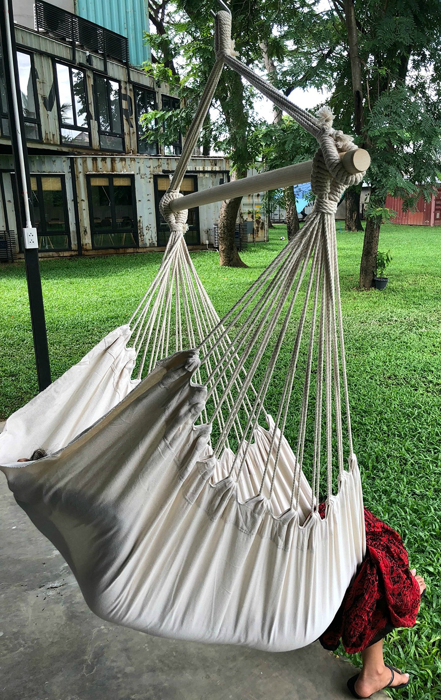 Large Cotton Weave Brazilian Hammock Chair by Hammock Sky